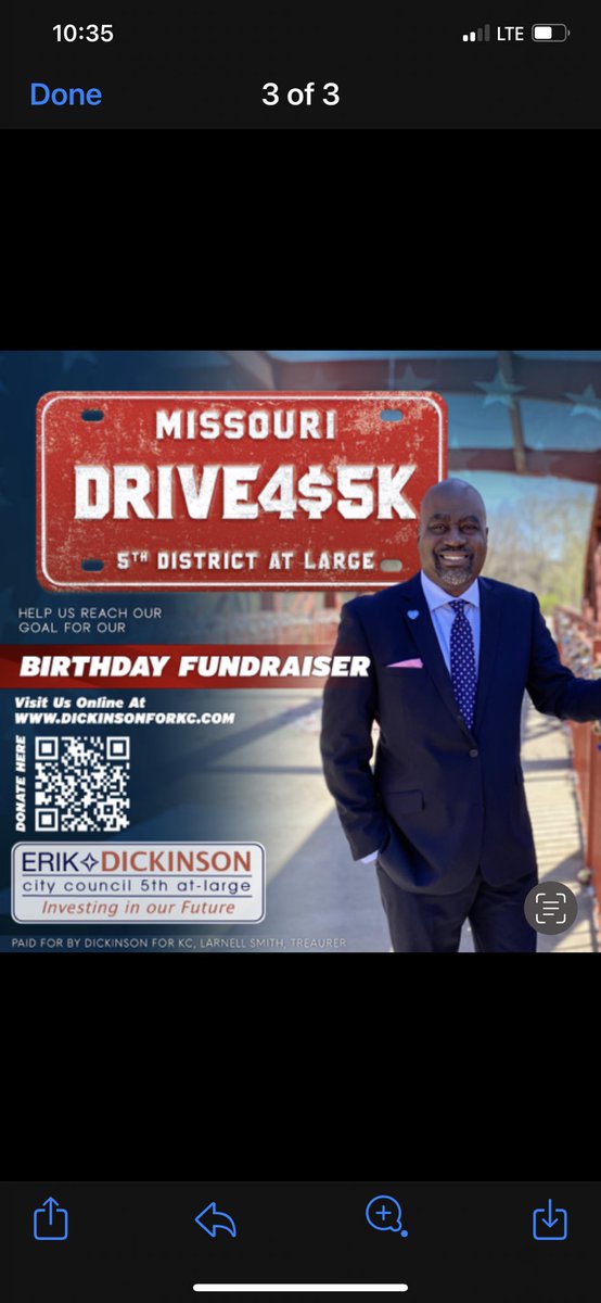 dickinsonforkc's tweet photo. Thanks to all our supporters, with your help we’ve nearly reached our #Drive4$5K goal! There’s still time to put us over the top and on our way to #1KC. https://t.co/qNBo6bNdzt