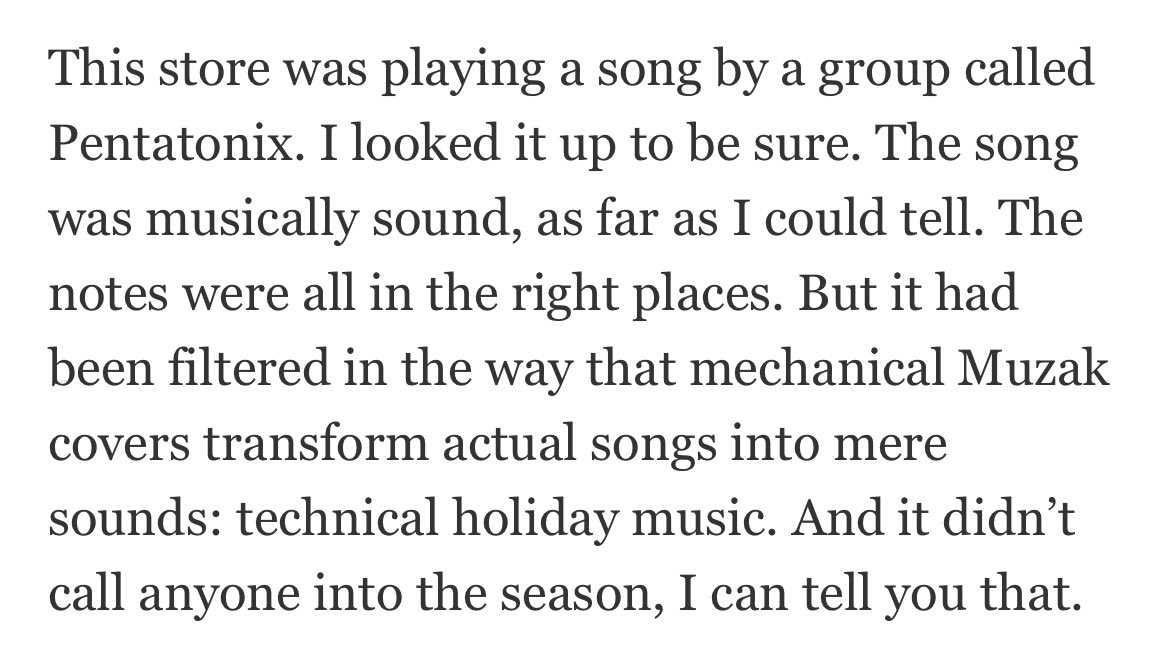 JamieLavig's tweet photo. @nytopinion @tressiemcphd As an a cappella group, isn’t Pentatonix arguably the most human? (And I’m not dying on a Pentatonix hill, but I’d say one of the most popular in the mainstream, too). https://t.co/RttTQFEjBU