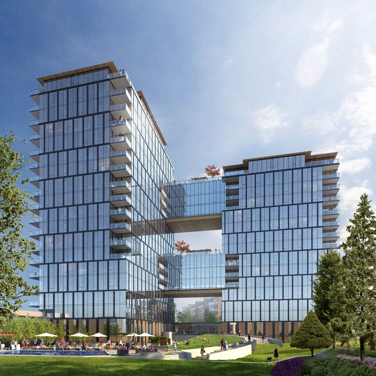 themaxcollab's tweet image. Construction has begun on the Van Aken Phase II residences, positioned between Van Aken District &amp;amp; Shaker Heights Country Club. The two-tower design with adjoining bridges creates a visual lightness—the building is seen but can also be seen through. Opening expected summer 2024.