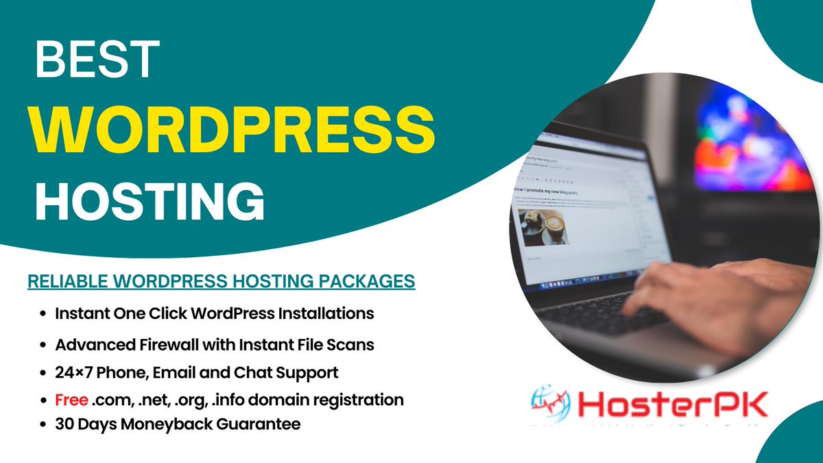 hosterpk's tweet image. Best Wordpress Hosting In Pakistan

1000 MB space
20 GB Bandwidth
Instant WordPress Installs
Free Domain Registration
Daily Virus / Malware Scans
Web Application Firewall
Host Single Website
10 Email Accounts
Website Builder
#hosterpk
#hosterpkwordpress
#wordpress