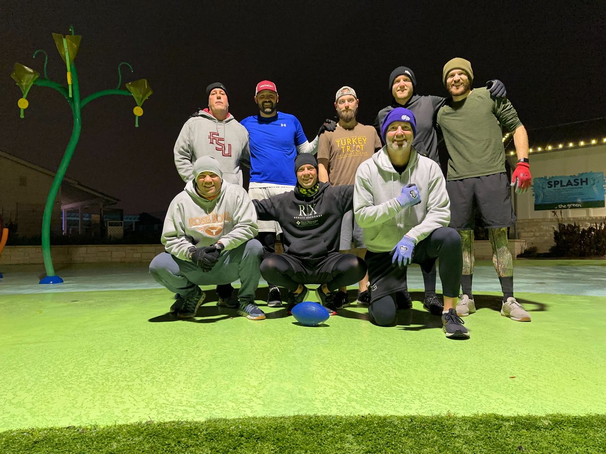 8 PAX relived the glory days at #thegreen, 3 PAX met a meaner GRINCH at #thebridge, 5 PAX conducted coupon circuits at #moonbase. #F3NATION #AustinTx #Austin #atx #texas