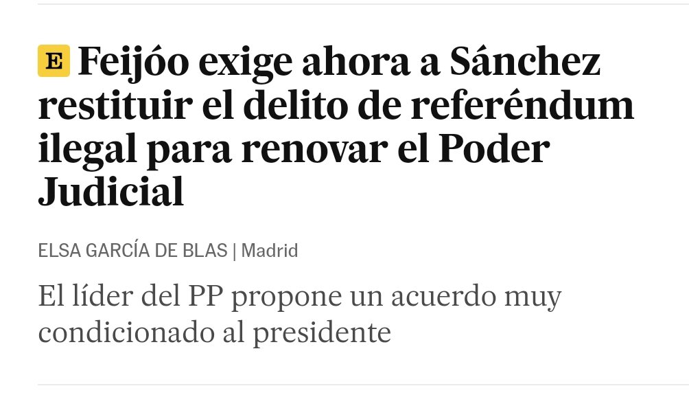 El chantajista que luego pedirá más. Lo peor de lo peor, su partido, sus futuros votantes y sus jueces paniaguados. #renovaciónCGPJ