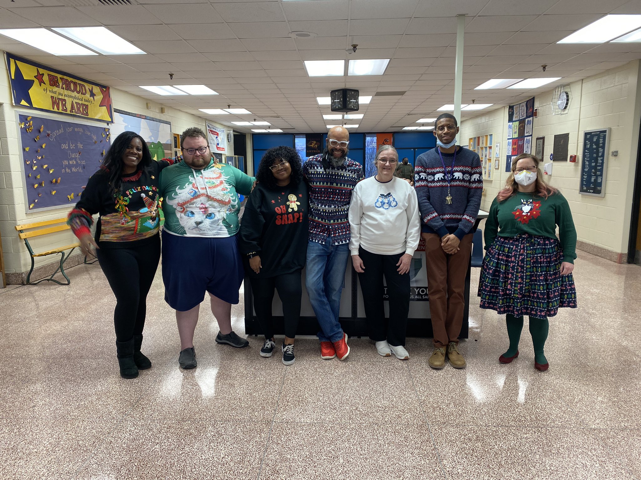 MLKMS Beltsville, Md on Twitter "Staff wore their finest holiday gear
