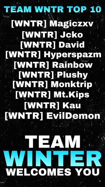 Team_WNTR's tweet photo. Please welcome... the TEAM WNTR TOP 10! 
#rl #rocketleague https://t.co/vE9xUPUlEU