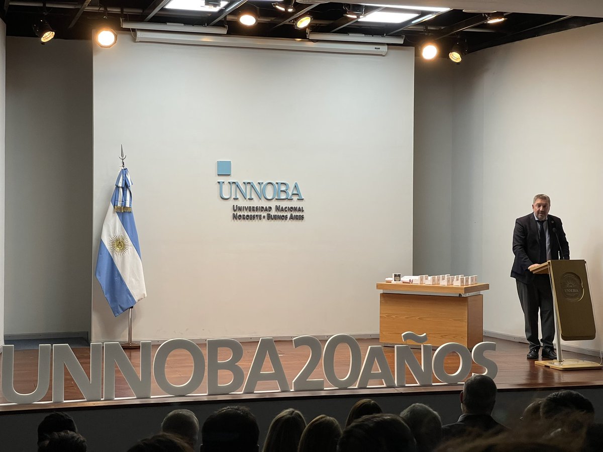 Hoy acompañamos a la Universidad Nacional del Noroeste de Buenos Aires en la celebración sus primeros 20 años de vida!! Sarmiento decía “ todos los problemas, son problemas de falta de educación “. Celebramos contar en nuestra región con esta Universidad <a href="/unnoba_noticias/">UNNOBA Noticias</a>