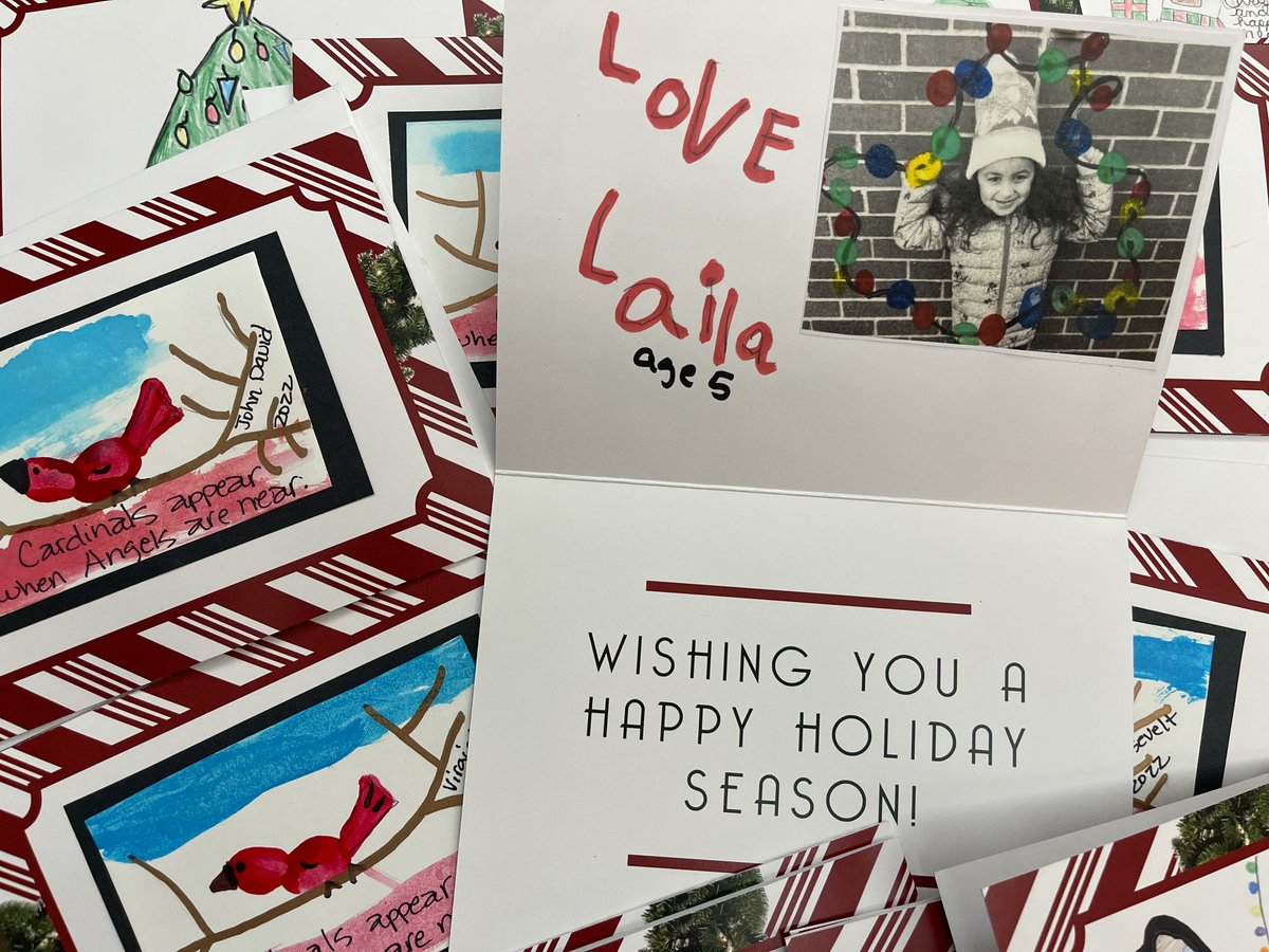 AnthonySchool's tweet photo. Hugs for the holidays! Special thanks to ParentCrew and Student Council for coordinating our Holiday Card Project. TAS students decorated holiday cards for residents in local nursing homes. #TAScommunity #TASParentCrew #HappyHolidays https://t.co/GJJR5cfdcz