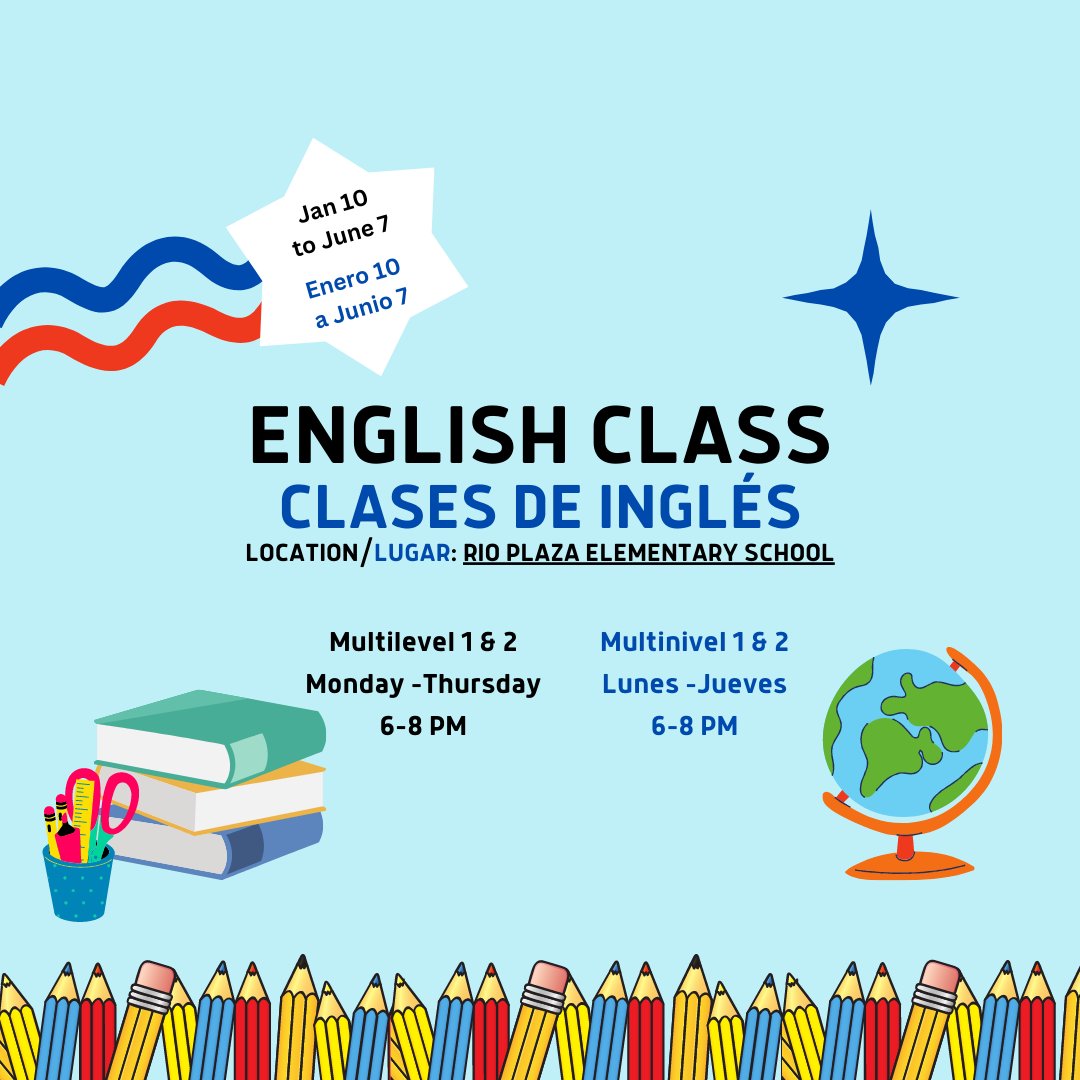 Come to enroll on January 10th. Ven a inscribirte el 10 de enero.
Contact us for more information
Comunícate con nosotros para más información.
Office: 805 385-2578
Website: oxnardadulted.us