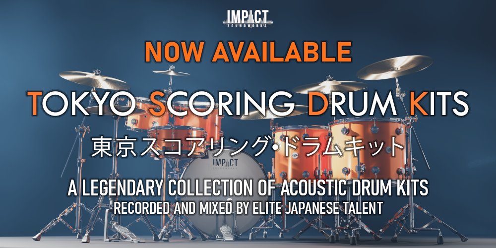 IMPACT SOUNDWORKS TOKYO SCORING DRUM KIT Impact Soundworks on X