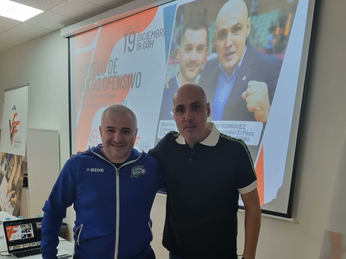 lindeilicitano's tweet photo. Buena ponencia ayer en Elche por @javi7rodriguez y @DaniMartinez_B 👏👏🔝
Felicitar a la @FFCV_info por este tipo de ponencias y al concejal @VAlberolaElx por apoyar estas iniciativas.
#formateparapoderformar
#JaviRodriguez
#leyenda
#agradecido https://t.co/jwaDTd0pYB