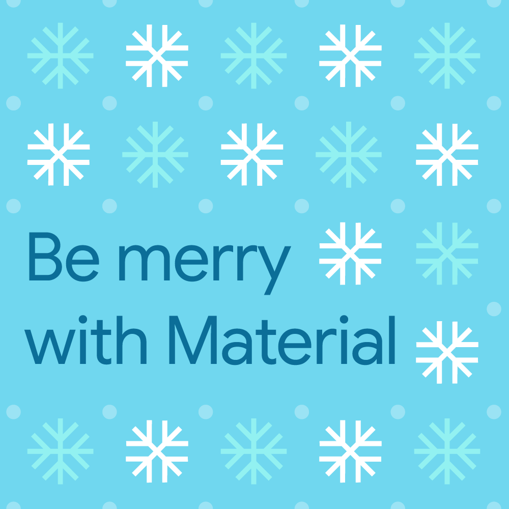 materialdesign's tweet photo. We have something special.
☃️HOLIDAY CARDS!
Over the next few days, we’re spreading the cheer and sharing these cards in hopes they’ll make your day brighter.
💝Share them with your loved ones too! #12DaysofMaterial https://t.co/NelzWteJG7