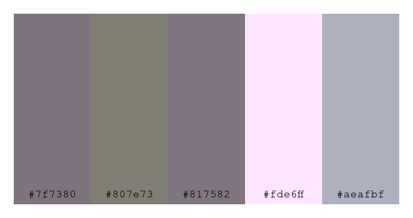 ColPaletteBot's tweet photo. Beep beep, here's a pretty color palette for you!
color-scheme.js parameters used:
- hue: 102
- variation: pale
- colors: #7f7380, #807e73, #817582, #fde6ff, #aeafbf
Have a lovely evening!
#twitterbot #colorpalette #colors #palette #prettycolors https://t.co/tAz5go0Ucz