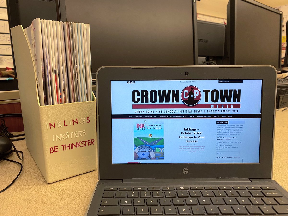 We are officially announcing the new Inklings page on crowntownmedia.com! We will be posting individual articles and (eventually) new magazines all on one site! And while you’re there, why not check out content from CPTV, Bulldog Radio, and Yearbook.