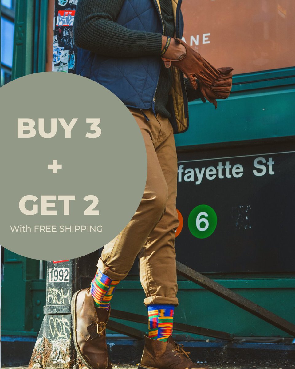 Share the news! Only a few days left for this holiday sale. Get 2 #socks for FREE when you buy 3 pairs 🥳. Ends 12/24 ✌🏽 #happyholidays 

🛍️Link in bio🔗