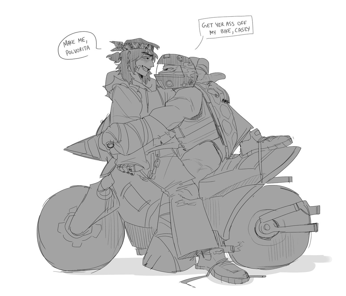 notm1keyy's tweet photo. [1/2] (cw: smoking in fourth drawing!) Attack of the Rasey art, some may find  my love of Rasey concerning but,,, this must be done

#tmnt2012 #tmntfanart #rasey #raphxcasey https://t.co/HZY90RLOxL