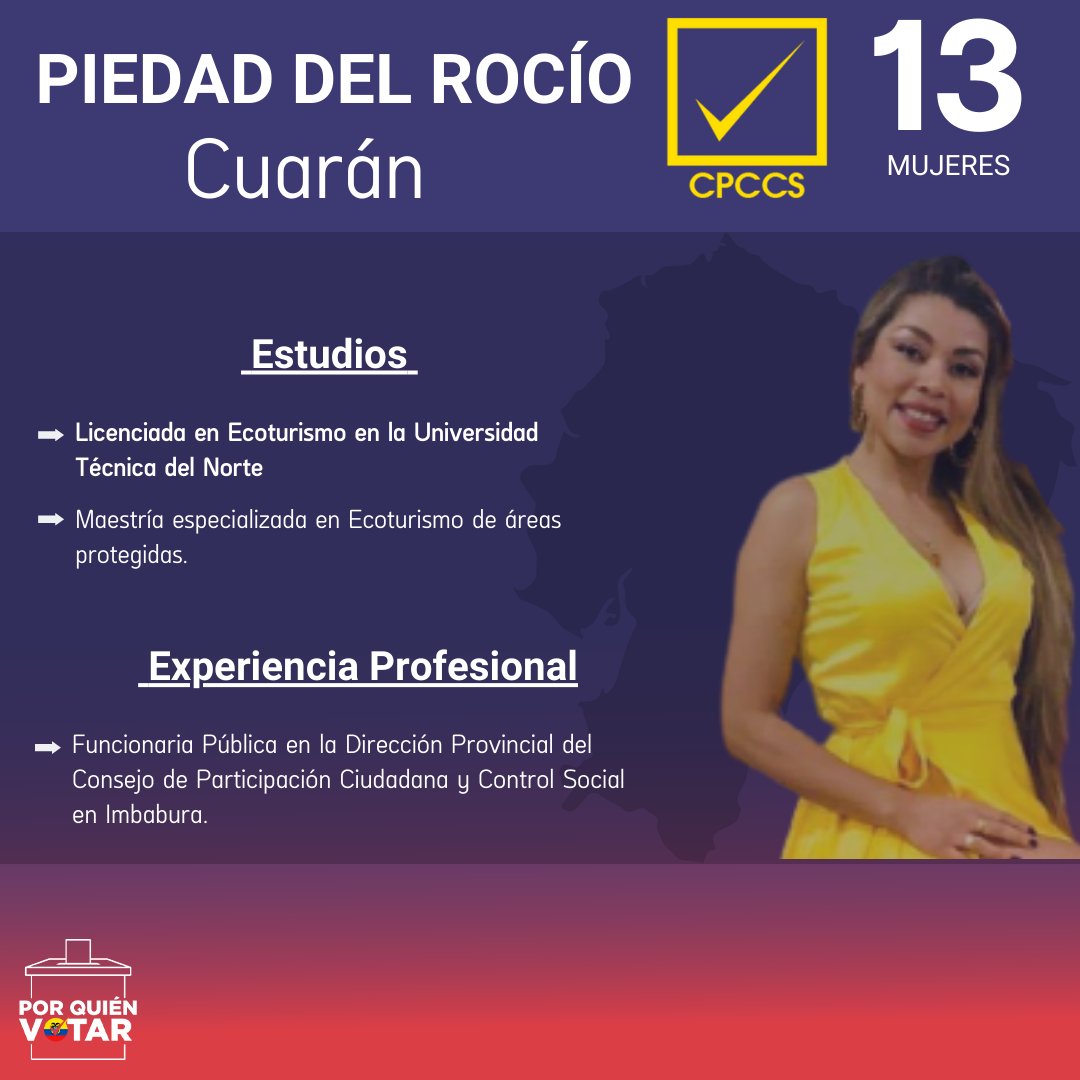 porquienvotarec's tweet photo. Conoce un poco más de este candidato @lita_pity 👇
¿Conocías a este candidato que se está postulando al CPCCS?  #lamejoropcion #votabien #rankingec #cpccs #elecciones2023 #piedades13 #porquienvotarec #piedadcuaran https://t.co/UMnSnouYE1
