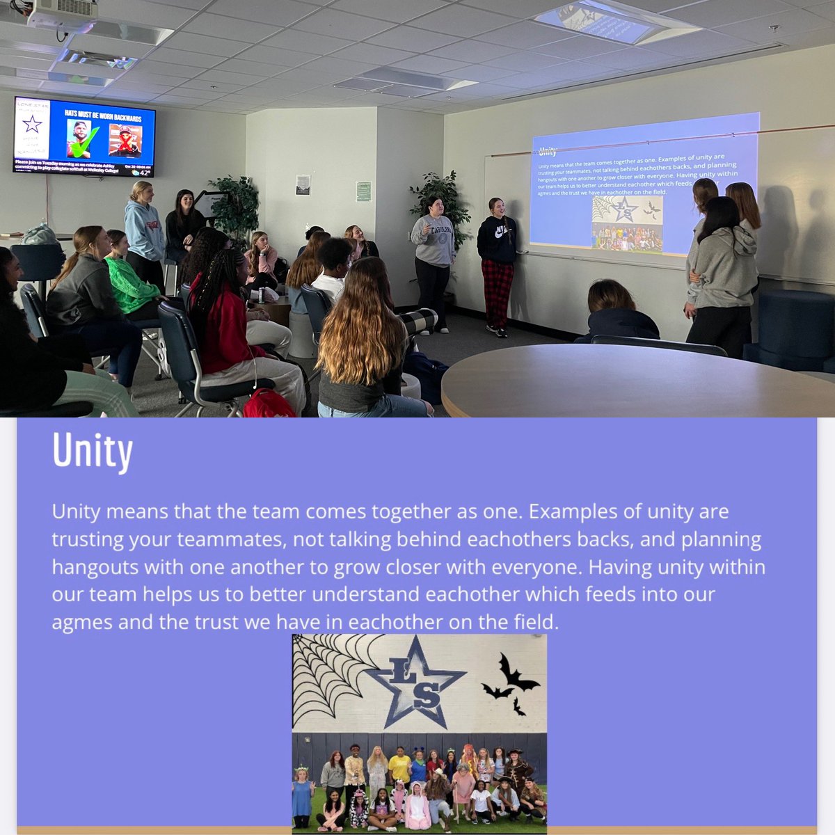 Proud of these girls &amp; their presentations today. They have taken The Locker Room lessons &amp; applied them to our SDLUP core values. These will be apart of <a href="/LSHSSBall/">Lone Star Softball</a> forever! What a legacy to leave!