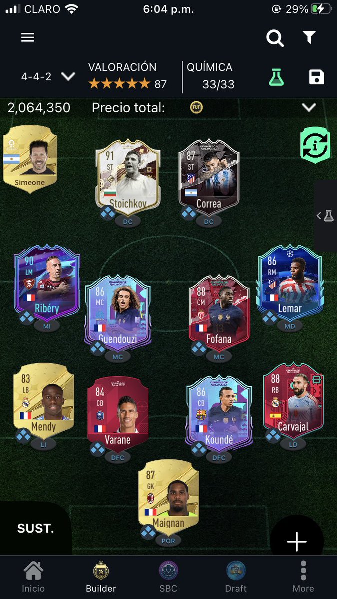BeardedAndroid's tweet photo. @FutSheriff Any upgrades? 450k in the bank. In game i play 4-1-2-1-2 (2) with Ribéry at CAM https://t.co/fd67Uig6L1