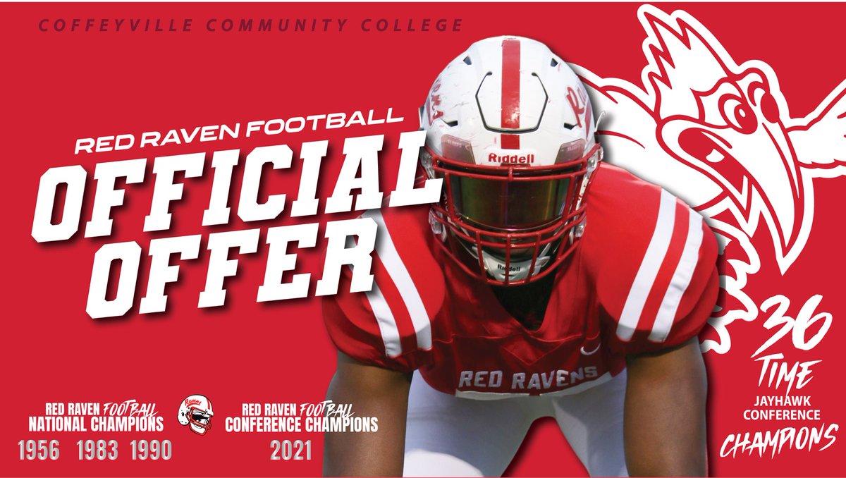 After a great conversation with <a href="/CoachOatesOL/">Cody Oates</a>  I am blessed to receive a offer from coffeyville <a href="/SUMOROBINSON/">SUMO ROBINSON</a>