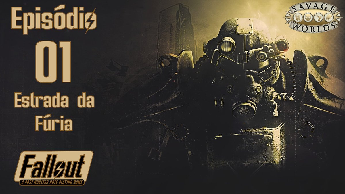 rpgdequinta's tweet photo. Vem caminhar conosco pela vastidão radioativa, no PRIMEIRO episódio do nosso #RPGdeMesa, de #Fallout!
▶️ https://t.co/s8cvV9pYJF ✅
#SavageWorlds #rpg #rpgBrasil #Western #FalloutBrasil #FalloutRPG https://t.co/zzr4mejd5N