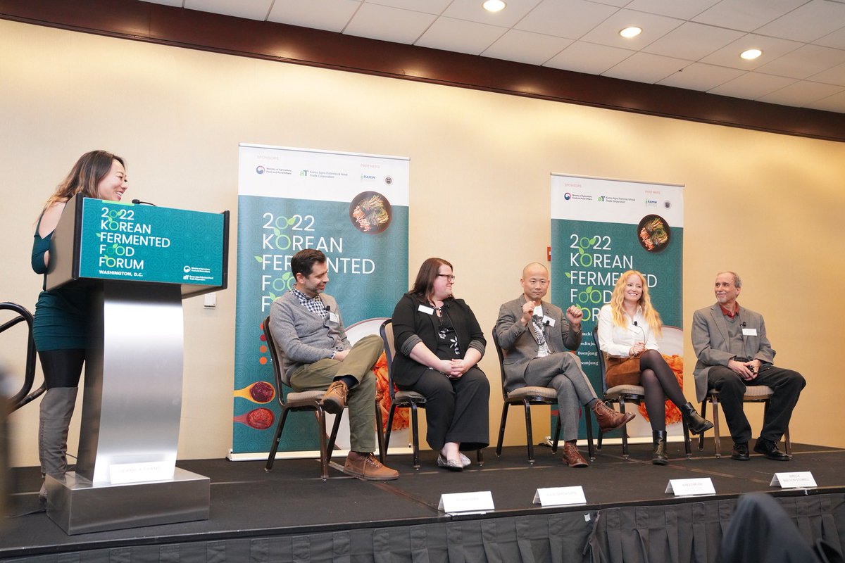 Korean ferments are gaining popularity w U.S. consumers &amp; ag leaders hope to increase exports of Korean-made fermented foods to U.S. At the 1st Korean Fermented Food Forum, industry leaders shared expertise on future of Korean ferments in American market bit.ly/3WA1zFu