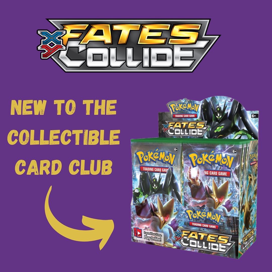 CCard_Club's tweet photo. 🔮 An oldie but a goodie is back at the Card Club! We busted a case of Fates Collide for our Pokémon subscribers. Join the super premium level for sealed packs of this and more from XY! 🔮 https://t.co/LUch7KjpH9