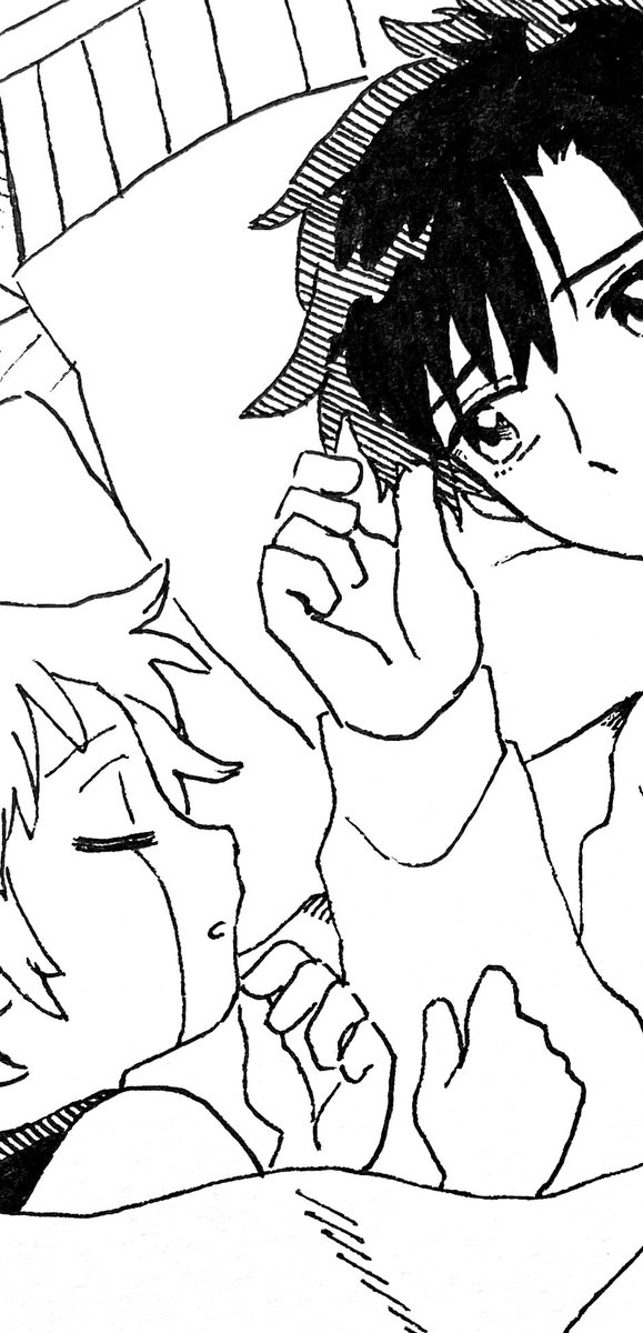 昨日はboostお礼絵をいっぱい描いて楽しかった!アナログで描くのは難しいけど良い!一部分だけを見せるね。みなさんのもとに無事に届きますように! 