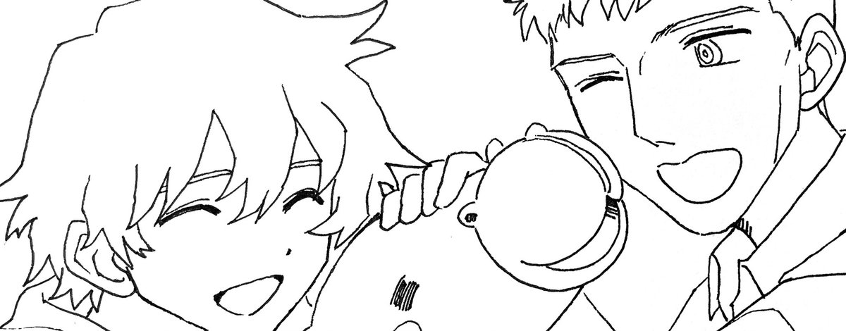 昨日はboostお礼絵をいっぱい描いて楽しかった!アナログで描くのは難しいけど良い!一部分だけを見せるね。みなさんのもとに無事に届きますように! 