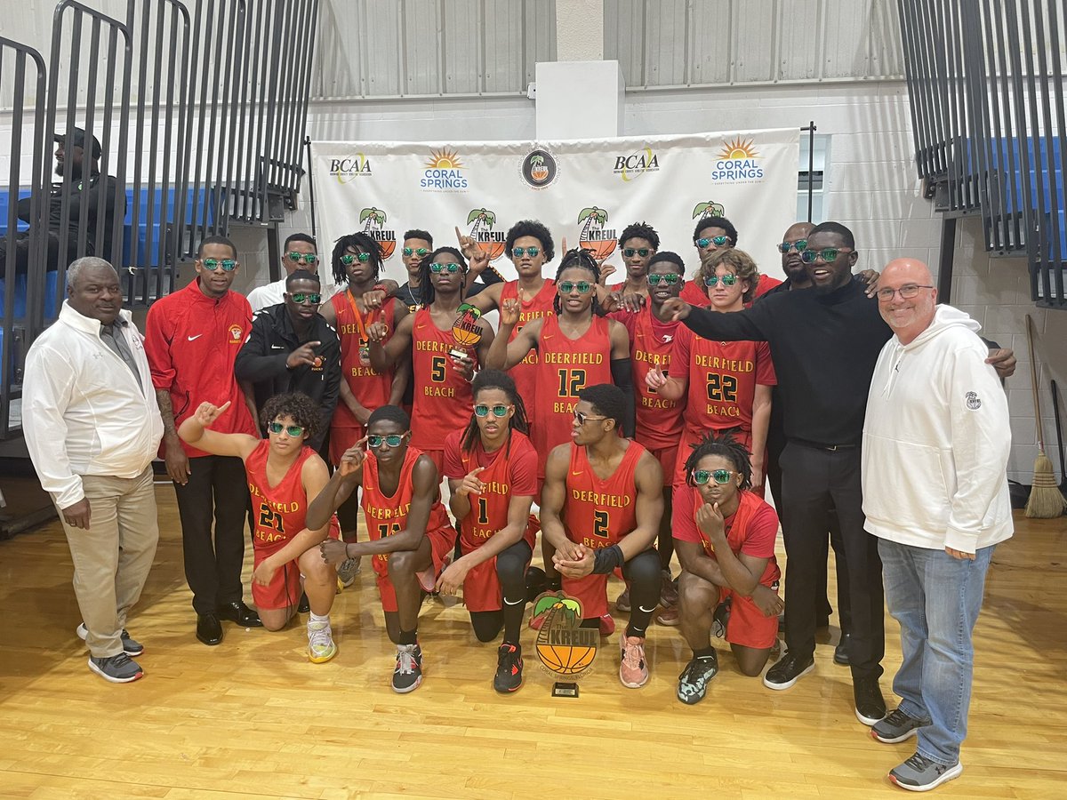 BCAA Sports (@bcaa_sports) on Twitter photo 2022 Kreul Classic @ The City of Coral Springs Gym-Day 3! Boys Basketball. Deerfield Beach High vs St. Brendan (FL). Deerfield Beach WINS the Championship 81-79 in OT! <a href="/browardschools/">Broward Schools</a> @BCPSAssocSupt @suptvcartwright <a href="/FHSAA/">FHSAA</a> <a href="/larryblustein/">Blustein Recruiting</a> <a href="/dbrouss76/">Dave Brousseau</a> <a href="/KreulClassic/">Kreul Classic</a> <a href="/CoralSpringsFL/">Coral Springs, FL</a> 2022 Kreul Classic @ The City of Coral Springs Gym-Day 3! Boys Basketball. Deerfield Beach High vs St. Brendan (FL). Deerfield Beach WINS the Championship 81-79 in OT! <a href="/browardschools/">Broward Schools</a> @BCPSAssocSupt @suptvcartwright <a href="/FHSAA/">FHSAA</a> <a href="/larryblustein/">Blustein Recruiting</a> <a href="/dbrouss76/">Dave Brousseau</a> <a href="/KreulClassic/">Kreul Classic</a> <a href="/CoralSpringsFL/">Coral Springs, FL</a>