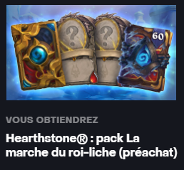 I join the army of Death Knights &amp; <a href="/PlayHearthstone/">Hearthstone</a> gave me a pre-order bundle code ! 🥳As I already have all the cards of the game - I will gift this bundle : Winner will be randomly choosen : Thursday 22th December. 8pm (Paris)  #Hearthstone 🎁🎄
RT + Like &amp; Follow me to enter.