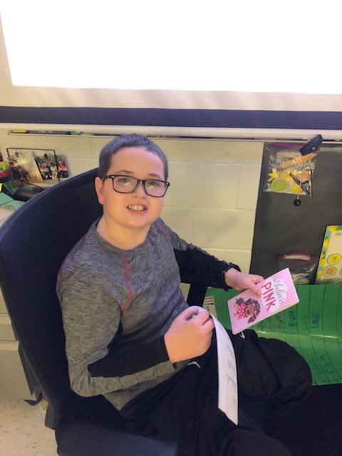 MrsGiangrandSLP's tweet photo. We had fun during social communication with @mslynchmac students. We practiced getting gifts we did not like, and how to still be kind! Everyone did great! https://t.co/rdq3UyRBWM