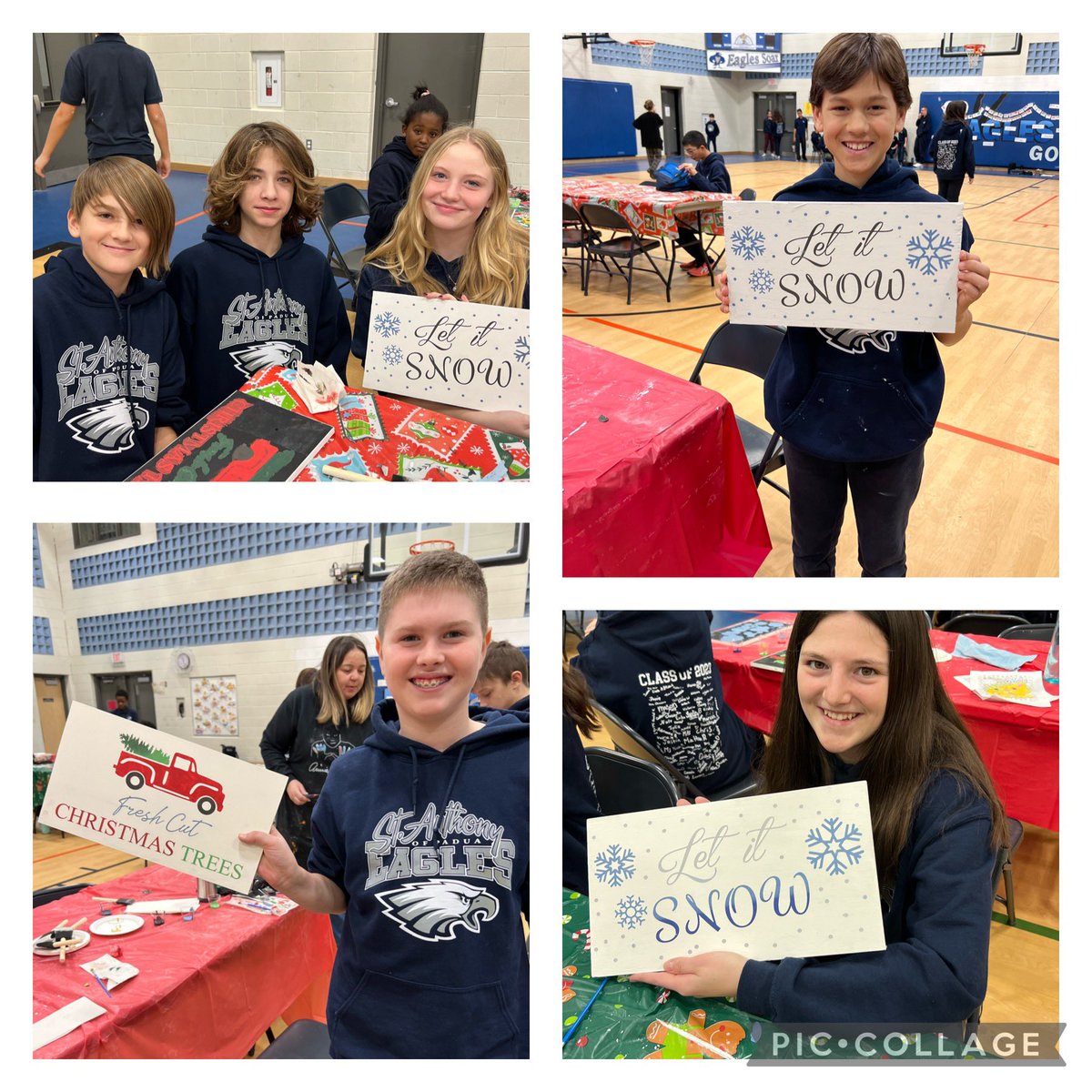 RSagarese's tweet photo. The Grade 8’s had a great morning ‘Christmas Crafting’!  Thank you to Muse Studios @MuseStudioStore in Milton for helping us out!! 👍 Take a look at their fabulous creations.  Way to go @saopmilton1! https://t.co/OlEIttHsSE