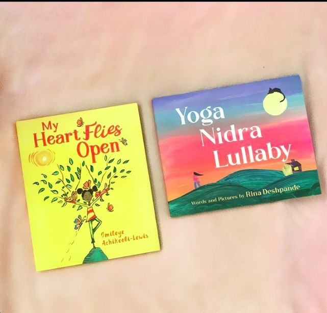 omileye's tweet photo. My publisher #Northatlanticbooks are doing a giveawy of #myheartfliesopen and #yoganidralullaby on their Instagram page. Check it out. #Kidlit #PB #writerscommunity #Mindfulness #yogagirl https://t.co/v101gMNW6Y