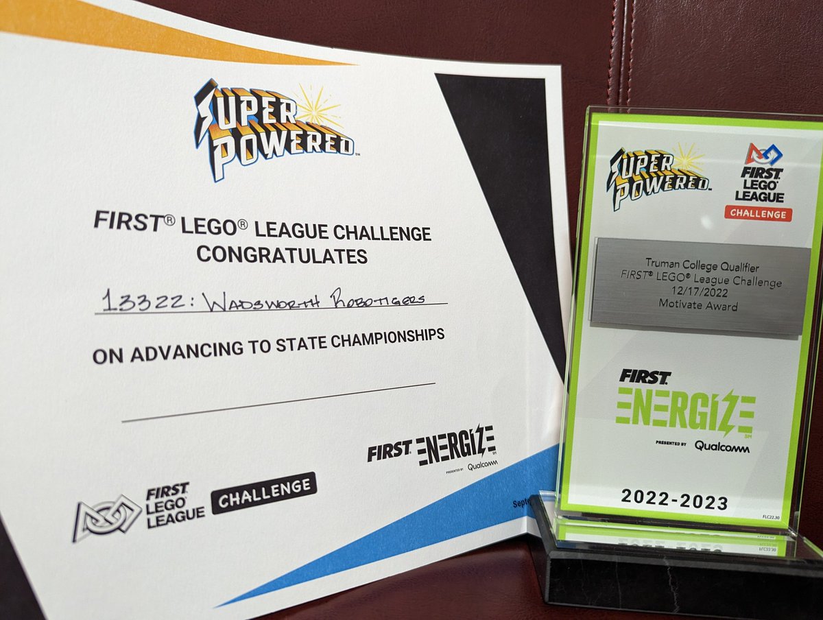 Wadsworth Robotigers are going to the State Tournament! Gooooo Tigers! #cpsSTEM