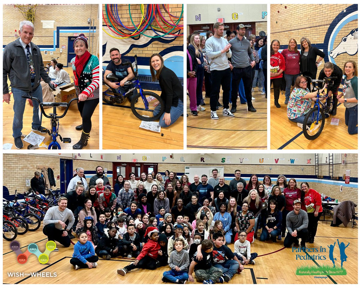 What’s better than building and giving bikes to under-resourced children? Having Darren Helm and Gabriel Landeskog from the <a href="/Avalanche/">Colorado Avalanche</a> stop by to inspire these 2nd graders to reach for the stars! 

#WishforWheels #GoAvsGo #nonprofit