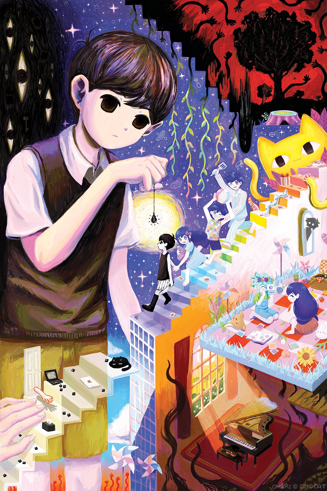the OMORI 2nd Anniversary artwork is available as a limited edition giclée  print. thank you for another wonderful year.…