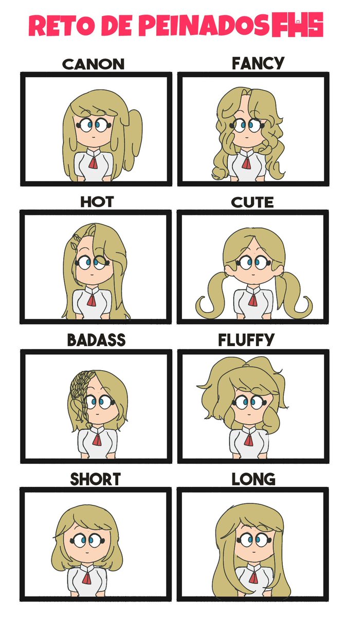 kuas_v's tweet photo. Hola acΓ‘ mΓ aporte #FNAFHS #FHS #Hairstylechallenge @edd00chan https://t.co/PMGpXShMhv