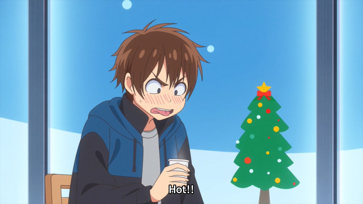 zerotickholic's tweet photo. they actually did it they put in the gag of a character named takumi not being able to handle hot things. inoue was behind this all along #delum https://t.co/taXjCtFVyq