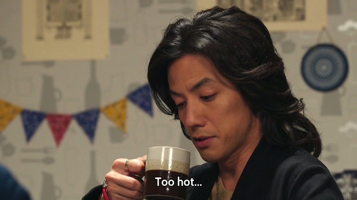 zerotickholic's tweet photo. they actually did it they put in the gag of a character named takumi not being able to handle hot things. inoue was behind this all along #delum https://t.co/taXjCtFVyq