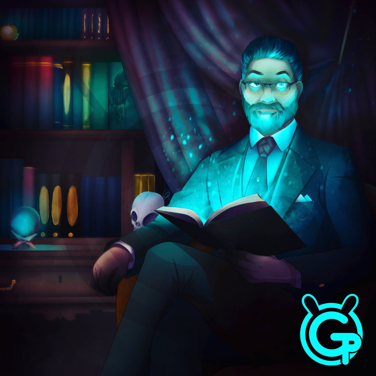 theguilteaparty's tweet photo. #commission for a friend of mine, the desired vibe was Dorian Gray.s arcane study. It was a ton of fun to make #digitalart #procreate #artistsontwitter #art #dibujo #dibujodigital I’d love to do more #larp portraits in the future. Marrying my two passions together. https://t.co/J40nL43pha