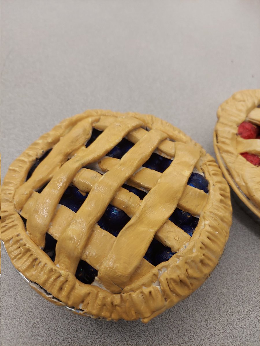 Mission Accomplished... A few <a href="/HeywoodSTEM/">Heywood Avenue School</a> Art Club students finished 'baking' their faux cherry &amp; blueberry pies!!! Go check out TWO pies currently displayed at <a href="/ops_district/">Orange Public Schools</a> GBG til next month! <a href="/Gerald_Fitzhugh/">Gerald Fitzhugh II, Ed.D. 👌🏾♦️👌🏾♦️KAY</a>