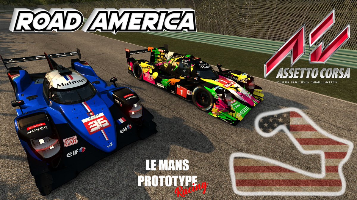 NihilismnChill_'s tweet photo. [Assetto Corsa] - Some LMP fun around Road America

https://t.co/lcVEaqG5rh

#AssettoCorsa #SIMRACING #lmpracing #lemansprototype #lmp1 #roadamerica #America https://t.co/YoKI2Sxcb2