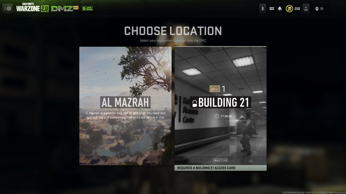 GRIZZViollent's tweet photo. Building 21 closed for 3 more days! It was only here for 24 hours on launch... The DMZ is being managed poorly and everyone playing is confused. #Warzone2 #DMZ #SeasonOneReloaded https://t.co/EpUAFn4w3O