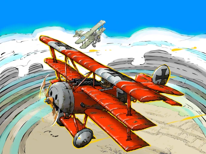 飛行機も時々複葉機の危うさが良いっすね 