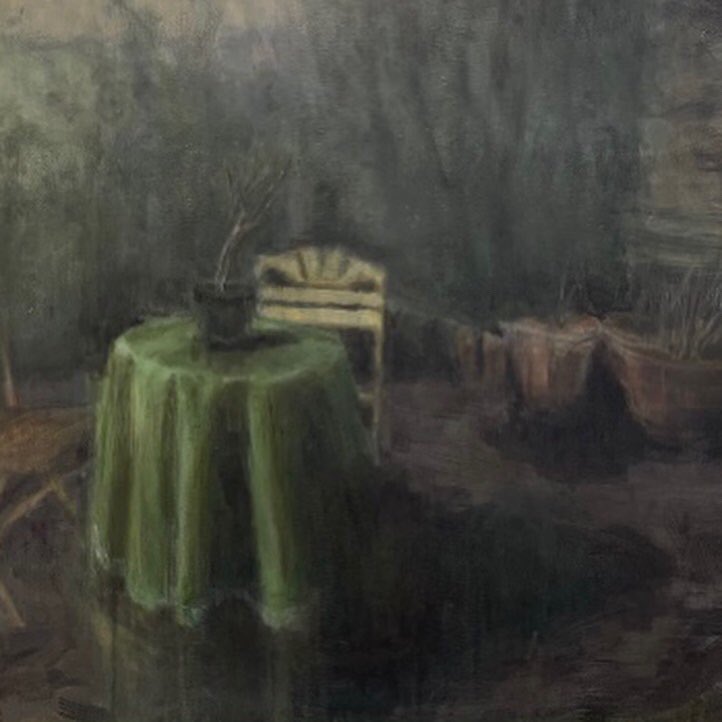 Berkiel's tweet photo. On show now at Taylor Galleries Winter exhibition. ‘Night garden i and ii, oil on canvas. 2022. Open 10-5 daily. @TaylorGalleries @Aosdana https://t.co/JdDem3kNvw