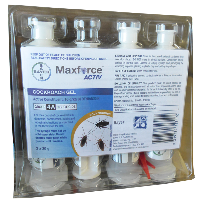 EnvuPestANZ's tweet photo. #Envu recommends the rotation of its gel baits: #Maxforce Fusion and #Maxforce Gold to prevent bait matrix aversion and chemical resistance. Call your Territory Manager for more information. #cockroaches #pestcontrol https://t.co/RjBYg9gjMU