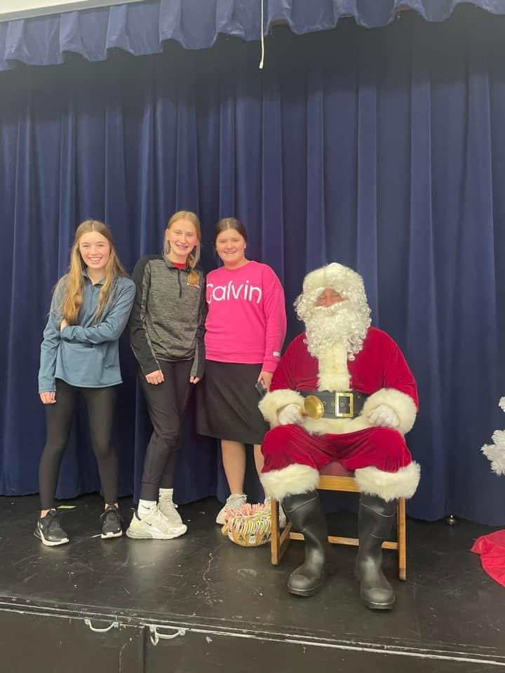 Wouldn’t be an NDHS Christmas without a visit from Santa!