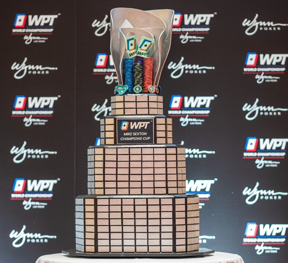 The Final Table of the $10k <a href="/WPT/">World Poker Tour</a> World Championship features six players battling it out for the trophy 🏆

One will take home the $4.1 million first place prize 💰

Live stream will start at 4pm PST.

Follow the action ⬇️

📺 youtube.com/@WorldPokerTour

📺 twitch.tv/worldpokertour