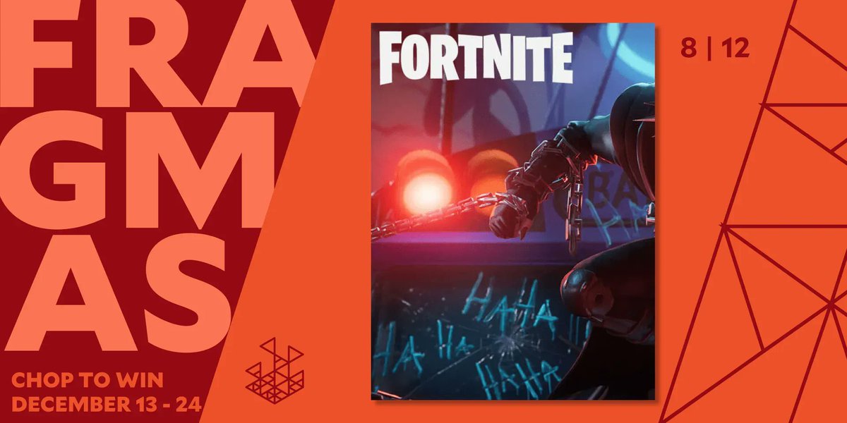 Salad_Chefs's tweet photo. π΅ Deck the halls with Victory Royales π΅
Love Fortnite and looking to spice up your matches this holiday season? Chop Salad for 30 minutes today for your chance to win Fortnite - The Batman Who Laughs DLC. One of 12 #FRAGMAS Rewards! https://t.co/fTgZlz4bzR
