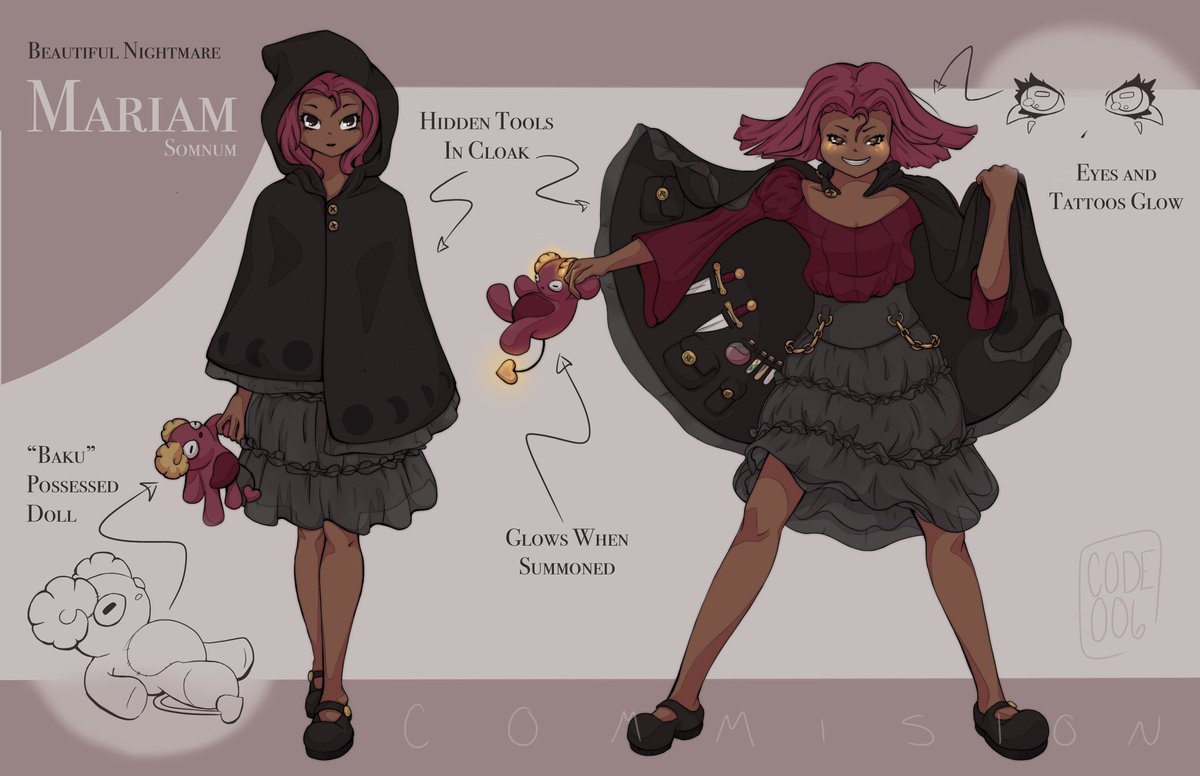 006_code's tweet photo. Proud of this Comm that i finished a few days ago. Always love drawing character sheets https://t.co/kaHcJEQQdp