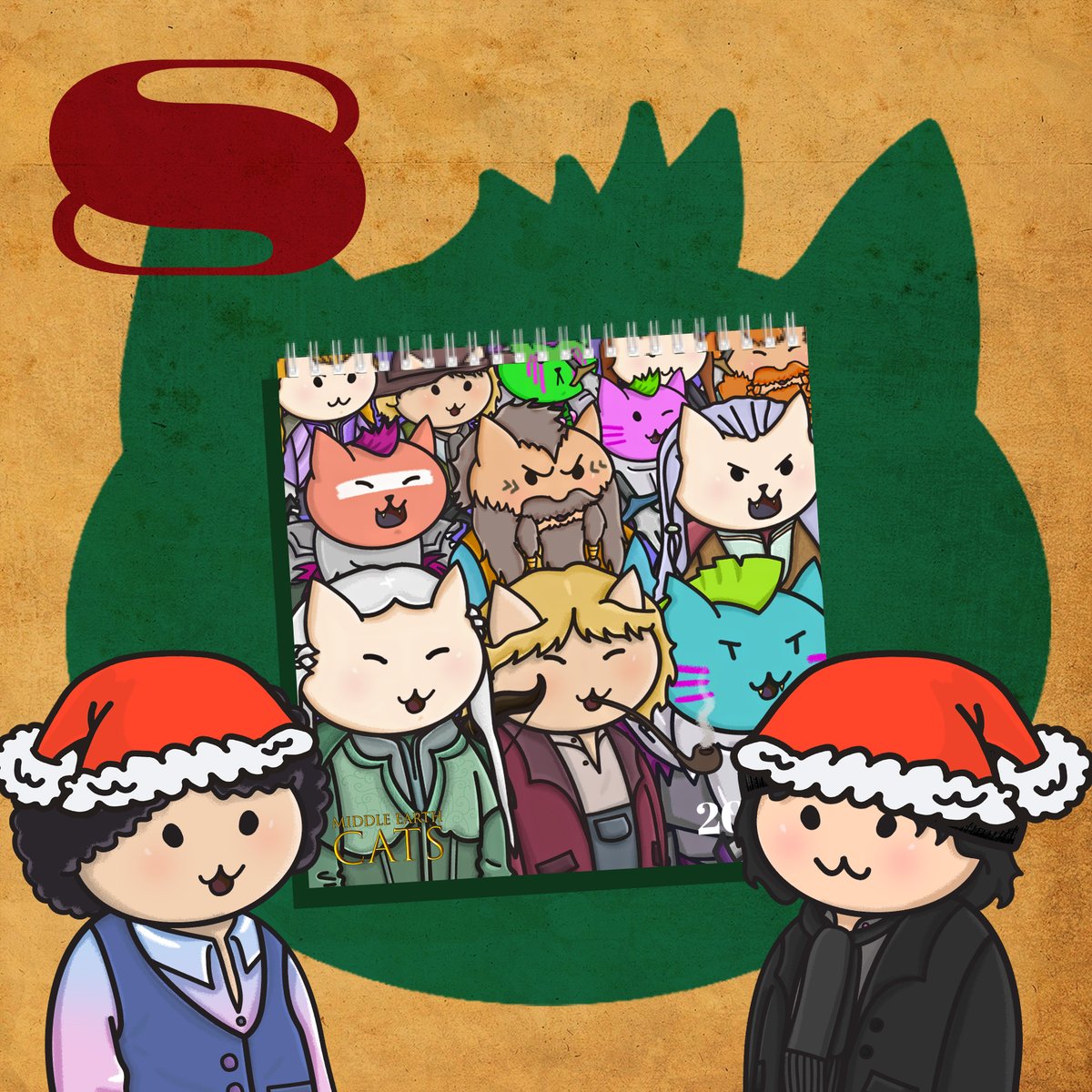 MiddleEarthCats's tweet photo. On the eighth day of Christmas our Elven Queen sent to you... An OG  @MiddleEarthCats Calendar! 🎁

Winner of our eighth day of Christmas gift is @HashKoffee owner of MEC #36! CONGRATULATIONS!!!😻🎉🎅🎄

#MiddleEarthCats #MECMAS

Mint Now! 💎
https://t.co/DpmGUfA95c https://t.co/akZ6ZpwY6W